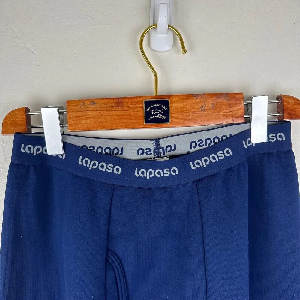 Lapasa Base‎ Layer Pants Men's Size Large Blue Long Pants Thermals